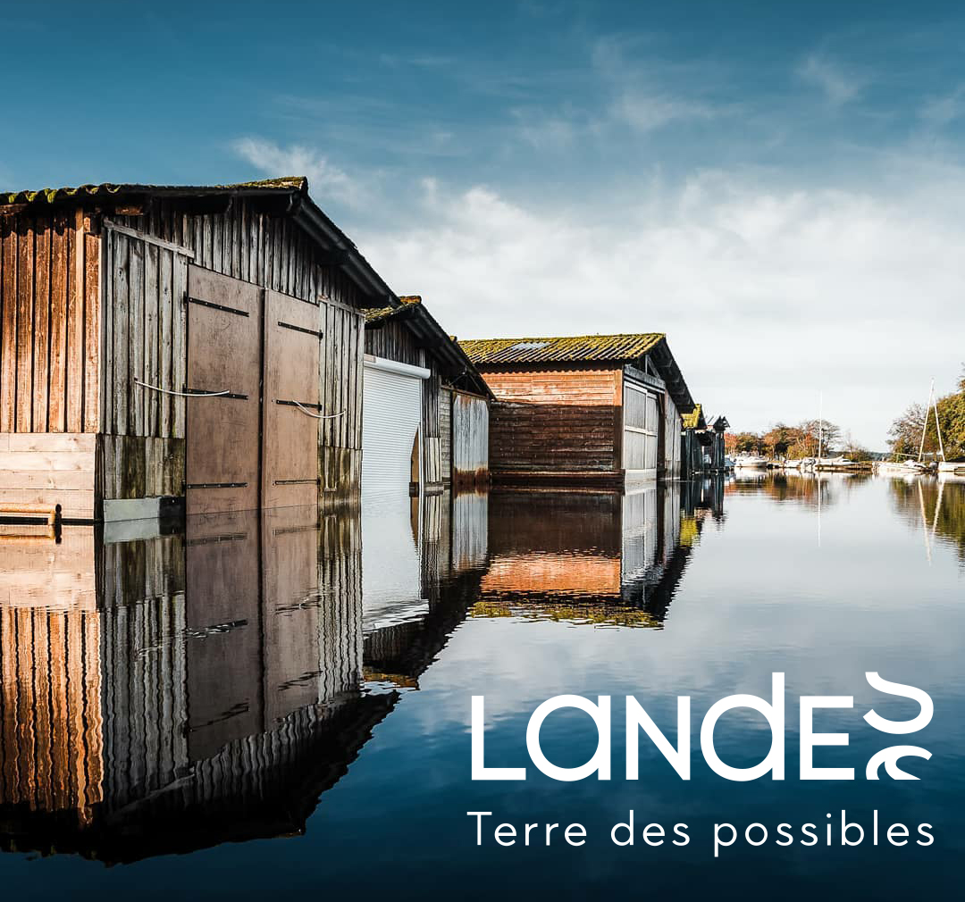 Cabanes sur l'eau des landes